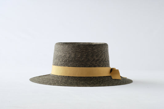 プチカスマイズ:麦ブレードポークパイ カーキxリボンカラーマスタード