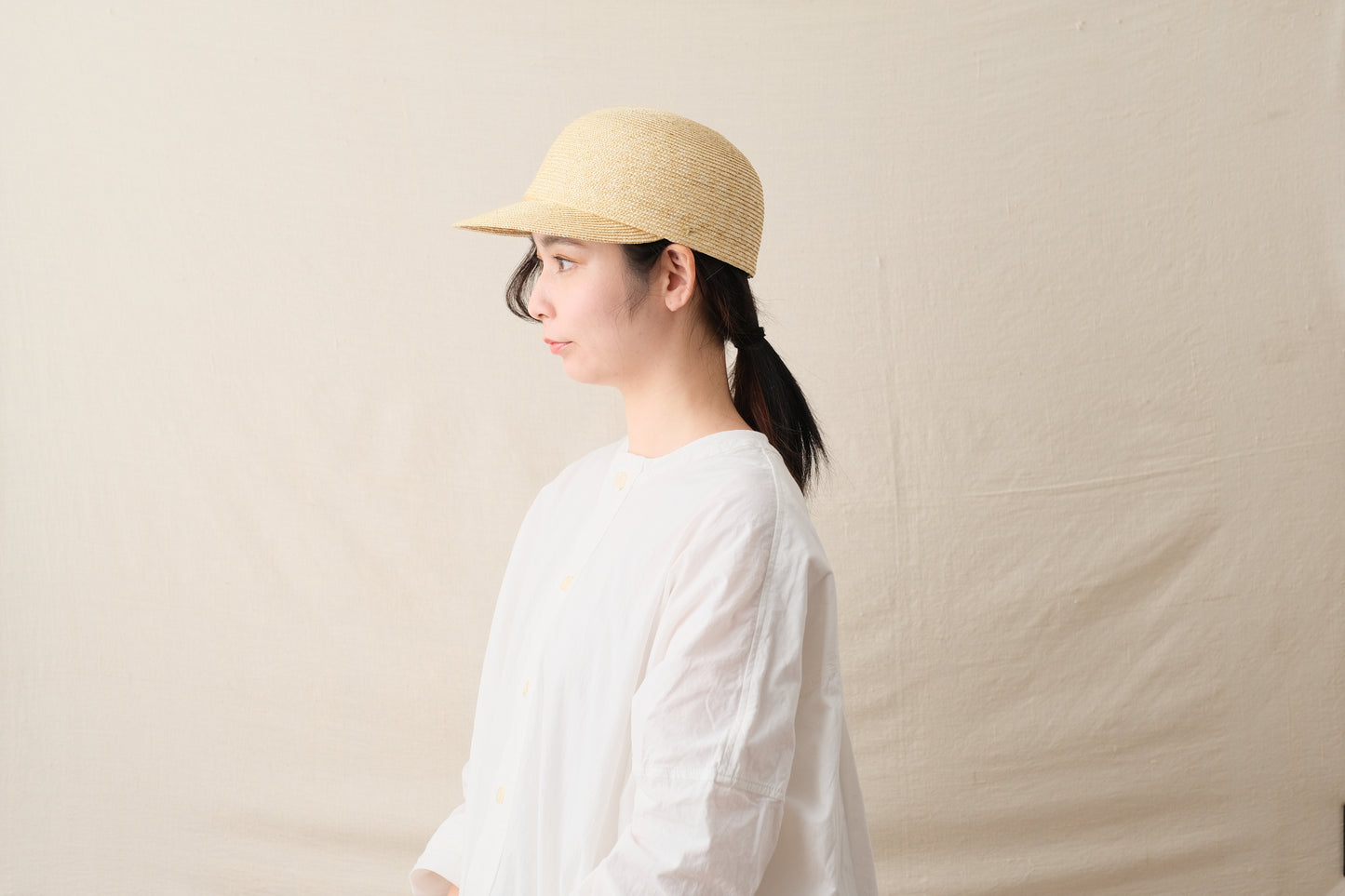 プチカスマイズ:麦ブレード CAP 紺