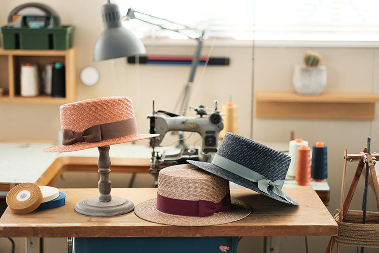 つばさ製帽所の工房